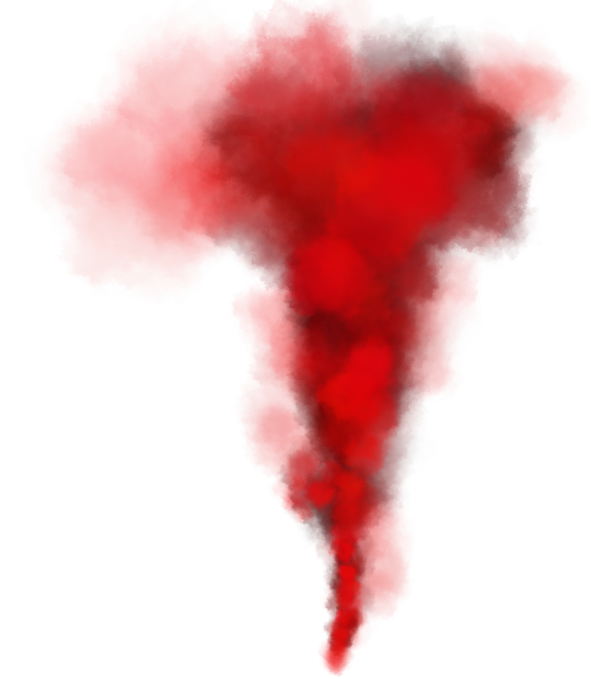 Rising Red Smoke 